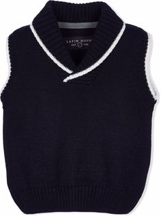 Lapin House жилет с воротником-шалькой