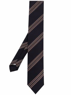 Lardini жаккардовый галстук в полоску