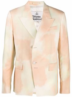 Vivienne Westwood однобортный пиджак с принтом Sky