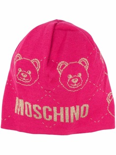 Moschino шапка бини с логотипом