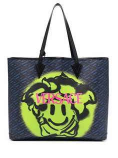 Versace сумка-тоут с принтом Medusa Smiley