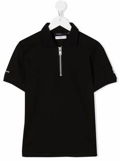 Givenchy Kids рубашка поло на молнии