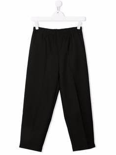 MM6 MAISON MARGIELA KIDS брюки прямого кроя с эластичным поясом