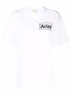 Aries футболка с логотипом