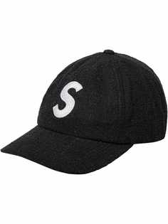 Supreme шестипанельная кепка Terry с логотипом S