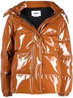 MSGM лакированный пуховик