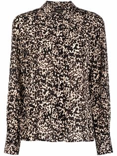 LIU JO рубашка с леопардовым принтом