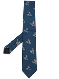 Brioni шелковый галстук с принтом пейсли