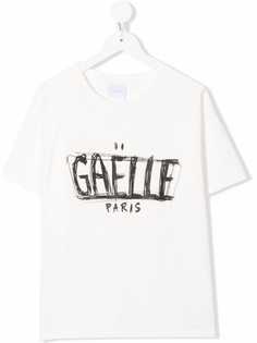 Gaelle Paris Kids футболка с логотипом