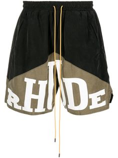 Rhude шорты с логотипом