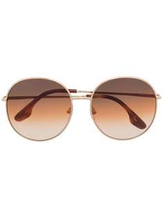 Victoria Beckham Eyewear солнцезащитные очки в круглой оправе с эффектом градиента