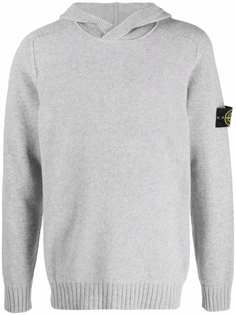Stone Island худи с нашивкой-логотипом
