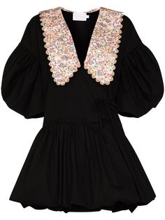 Kika Vargas мини-платье Victoria с цветочным принтом