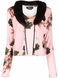 Blumarine кардиган с V-образным вырезом