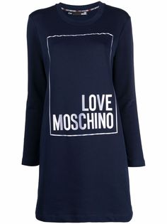 Love Moschino платье-футболка длины мини
