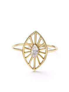 THE ALKEMISTRY кольцо Eye из желтого золота с бриллиантом