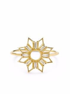 THE ALKEMISTRY кольцо Sun из желтого золота с бриллиантами