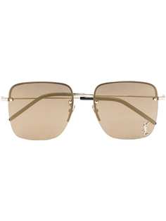 Saint Laurent Eyewear солнцезащитные очки Monogram SL312M
