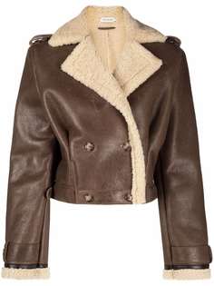 The Mannei укороченная куртка Petra из овчины