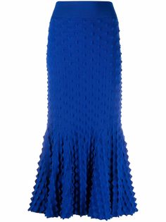 Stella McCartney фактурная юбка миди