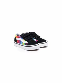 Vans Kids кеды на липучках с принтом тай-дай