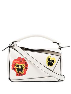 LOEWE маленькая сумка через плечо Puzzle Pansies