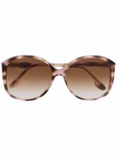 Victoria Beckham Eyewear солнцезащитные очки в оправе черепаховой расцветки