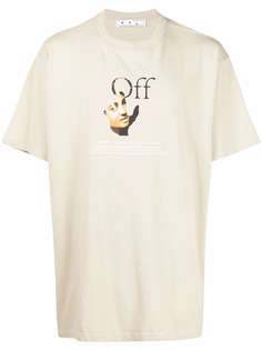 Off-White футболка Caravaggio с логотипом Hands Off