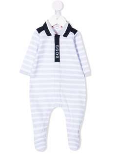 BOSS Kidswear пижама в полоску