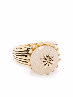 Aurelie Bidermann кольцо Xena с кристаллом