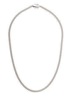 Tom Wood цепочка на шею Rounded Curb Chain из серебра