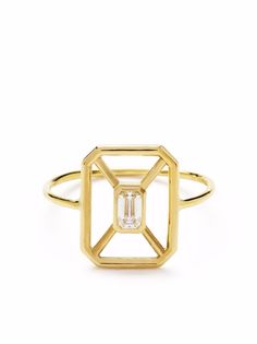 THE ALKEMISTRY кольцо из желтого золота с бриллиантами
