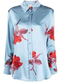 LAutre Chose шелковая рубашка с цветочным принтом