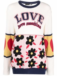 Love Moschino джемпер в стиле колор-блок