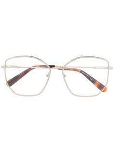 Salvatore Ferragamo Eyewear очки в массивной оправе черепаховой расцветки