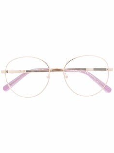 Salvatore Ferragamo Eyewear очки в круглой оправе