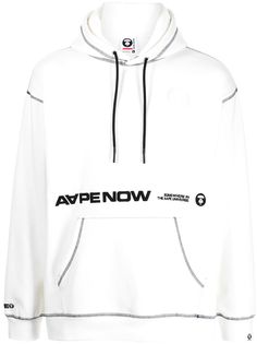 AAPE BY *A BATHING APE® худи Aape Now с контрастной отделкой