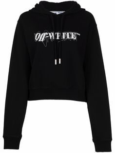 Off-White худи с логотипом