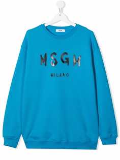 MSGM Kids толстовка с логотипом