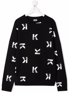 Karl Lagerfeld Kids свитер с логотипом