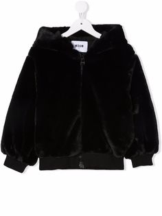 MSGM Kids бомбер с вышитым логотипом