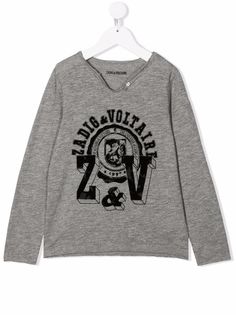 Zadig & Voltaire Kids футболка Boxer с логотипом
