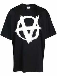 VETEMENTS футболка Anarchy с логотипом