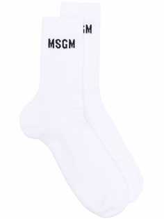 MSGM носки с логотипом