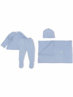 Paz Rodriguez комплект из топа, ползунков, шапки и одеяла