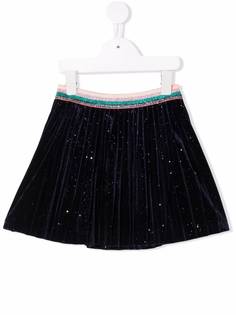 Billieblush бархатная юбка с блестками