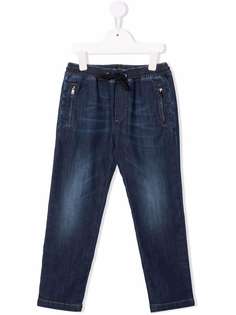 Dolce & Gabbana Kids узкие джинсы средней посадки
