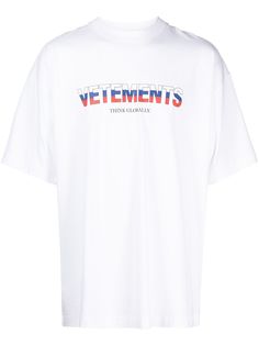 VETEMENTS футболка Russia с логотипом