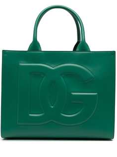 Dolce & Gabbana сумка-тоут с тисненым логотипом