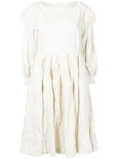 Renli Su платье А-силуэта с жатым эффектом